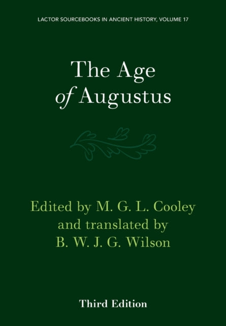 The Age Of Augustus By Edited By M. G. L. C