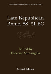 Late Republican Rome 88 31 Bc