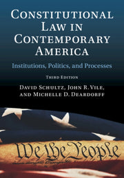 Constitutional Law In Contemporary Amer By Schultz  David