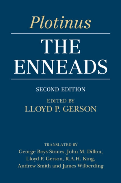 Plotinus The Enneads By Translate  Edited An