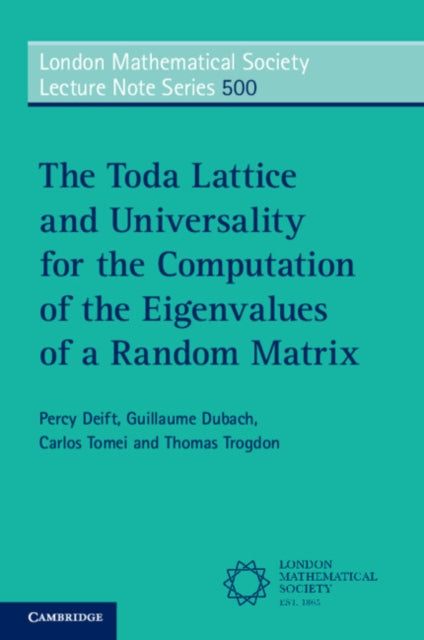 Toda Lattice & Universality For The Co