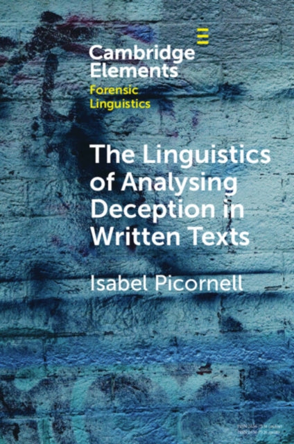 The Linguistics Of Analysing Deception By Picornell  Isabel
