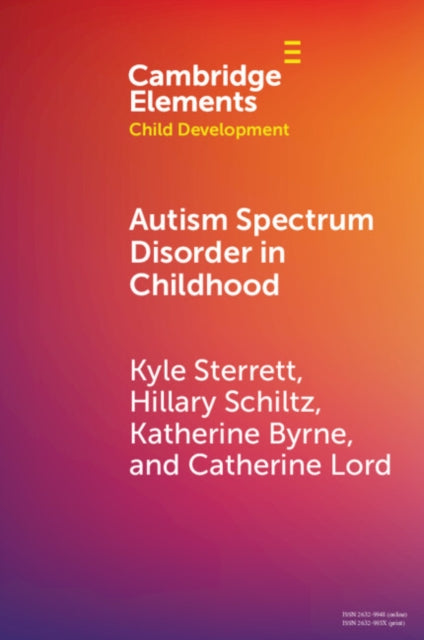 Autism Spectrum Disorder In Childhood By Sterrett  Kyle