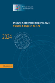 Dispute Settlement Rep 2024 V1 By World Trade Organiza