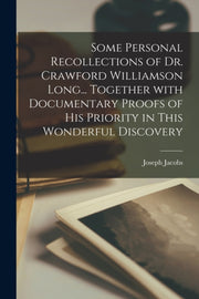 Some Personal Recollections Of Dr. Crawf