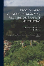 Diccionario Citador De M Ximas, Proverbi