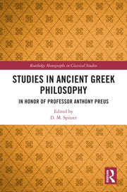 Studies In Ancient Greek Philosophy