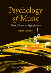 Psychology Of Music By Tan  Siu-lan