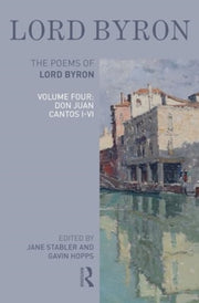 The Poems Of Lord Byron: Volume Four By Stabler, Jane Hopps,
