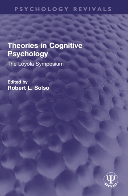 Theories In Cognitive Psychology