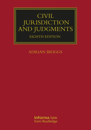 Civil Jurisdiction And Judgments By Briggs  Adrian