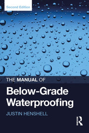 Manual Of Below-grade Waterproofing