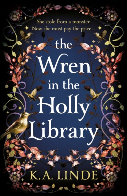 Wren In The Holly Library By Linde, K.a.