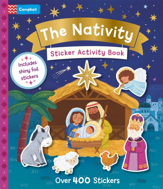 Nativity Sticker Activity Book By Campbell Books