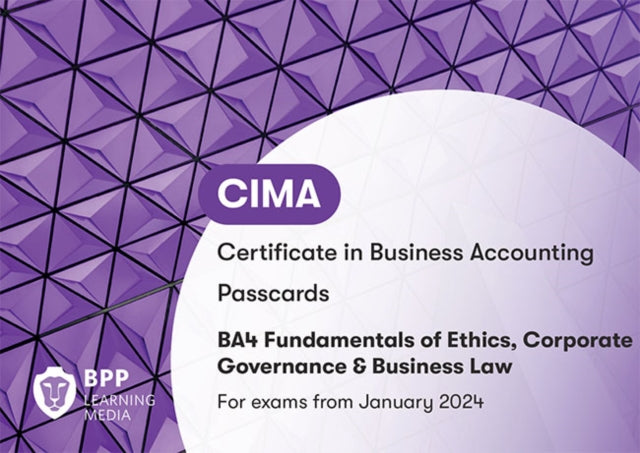 Cima Ba4 Fundamentals Of Ethics Corporat By Bpp Learning Media