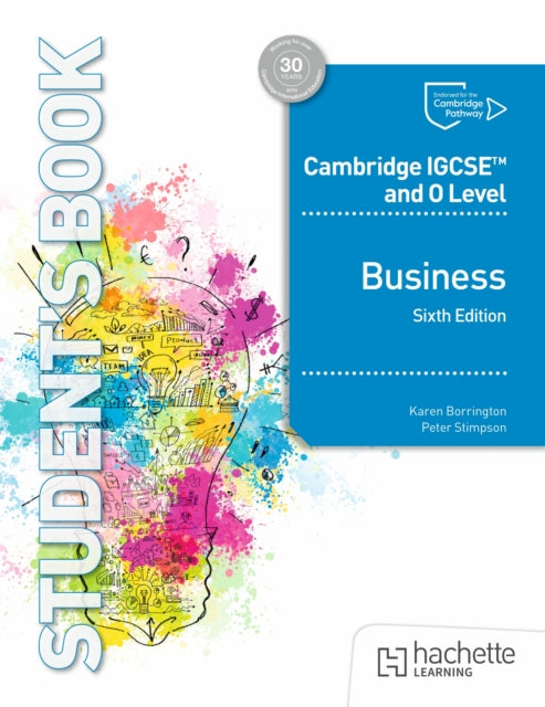 Cambridge Igcse And O Level Business St By Karen Borrington Pet