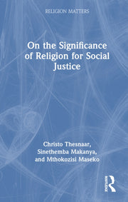 On The Significance Of Religion For Soc By Thesnaar  Christo