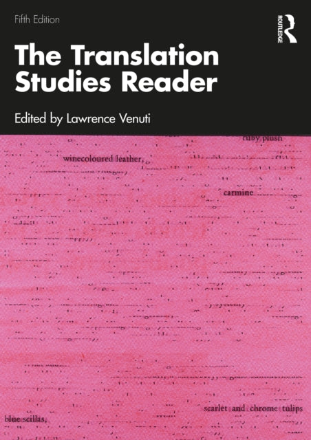 Translation Studies Reader By Venuti  Lawrence