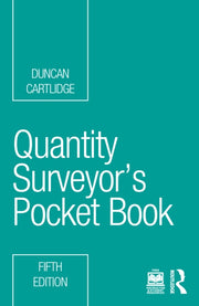 Quantity Surveyors Pocket Book By Cartlidge  Duncan