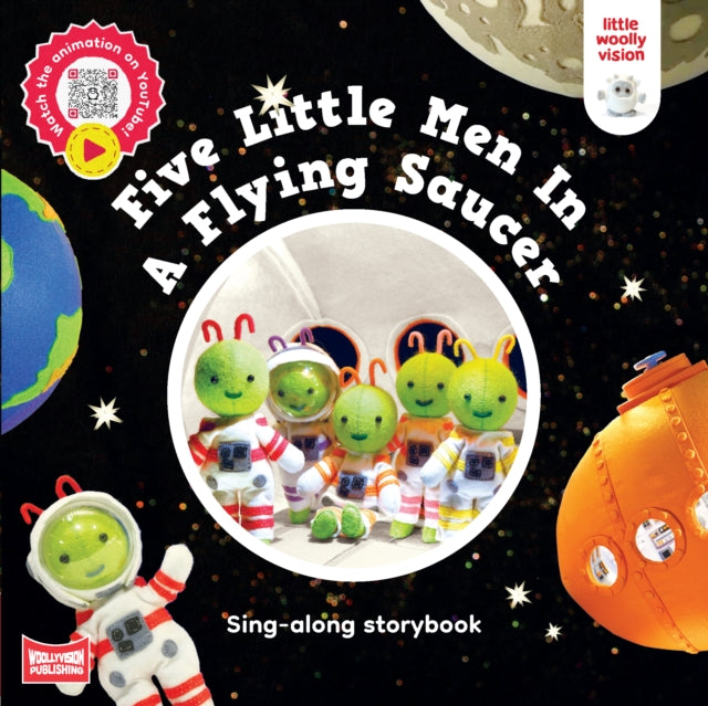 Five Little Men In A Flying Saucer By Little Woolly Vision