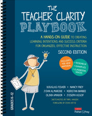 The Teacher Clarity Playbook Grades K-1 By Fisher  Douglas