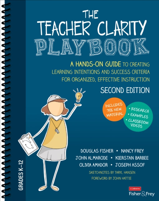 The Teacher Clarity Playbook Grades K-1 By Fisher  Douglas