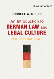 Introduction To German Law & Legal Cul