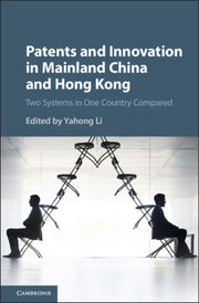 Patents Innovation China Hong Kong By Edited By Yahong Li