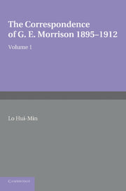 Correspondence Morrison 1895 1912