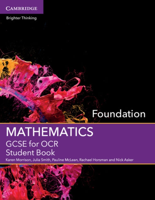 Gcse Mathematics For Ocr Foundation Stud