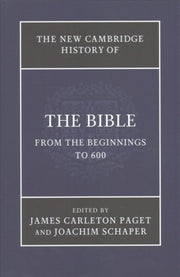 New Cambridge History Of Bible 4vs By Edited By James Carl
