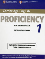 Cambridge English Proficiency 1 For Upda