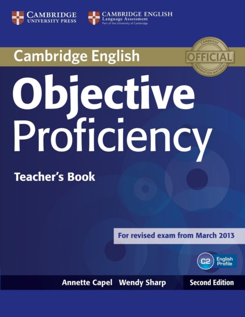 Objective Proficiency Teachers Book By Capel, Annette