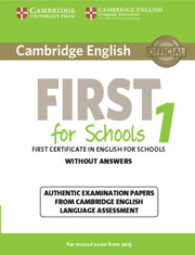 Cambridge English First 1 For Schools Fo