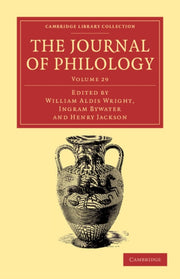 The Journal Of Philology By Wright, William Aldi