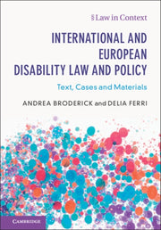 International & European Disability Law
