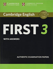 Cambridge English First 3 Students Book