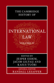 Cambridge History Of International Law By Lesaffer, Randall