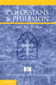Colossians And Philemon By Burge  Gary M.