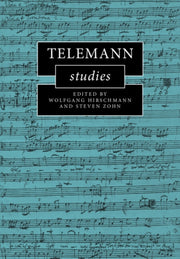 Telemann Studies By Edited By Wolfgang H