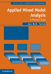 Applied Mixed Model Analysis By Twisk, Jos