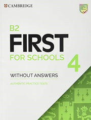 B2 First For Schools 4 Students Book Wit
