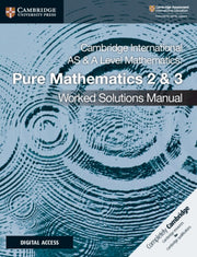 Cambridge International As & A Level Mat