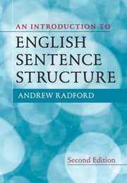 Introduction To English Sentence Structu By Andrew Radford