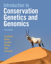 Introduction To Conservation Genetics An By Frankham, Richard