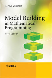 Model Building In Mathematical Programm