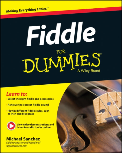 Fiddle For Dummies Book Online Video & A