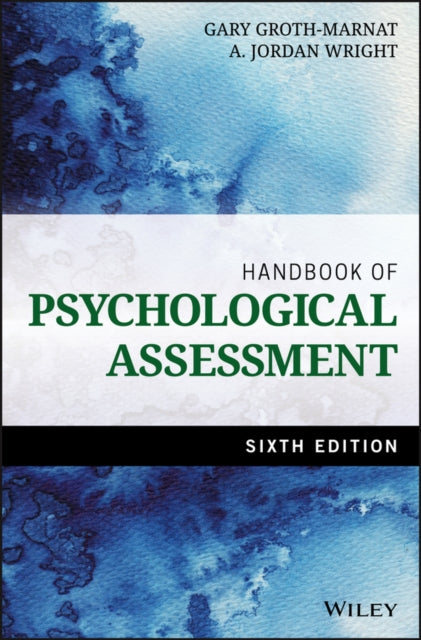 Handbook Of Psychological Assessment By Groth-marnat, Gary