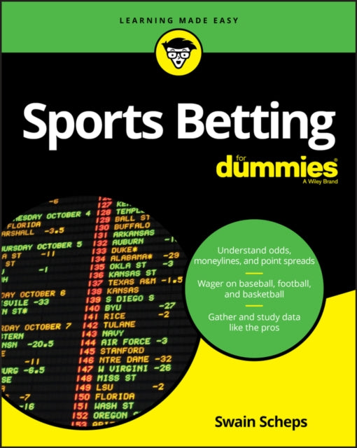 Sports Betting For Dummies By Scheps, Swain