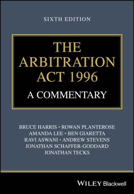 Arbitration Act 1996 6th Edition